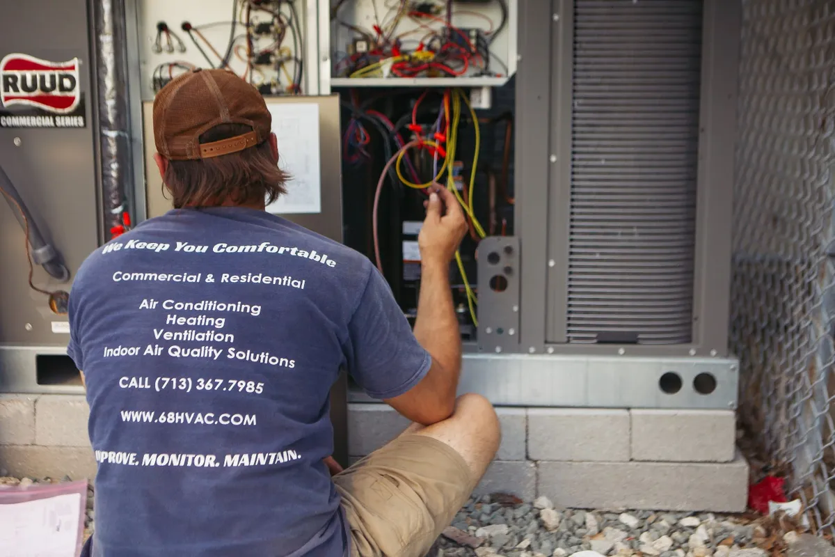 68 Degrees HVAC — team or office photo
